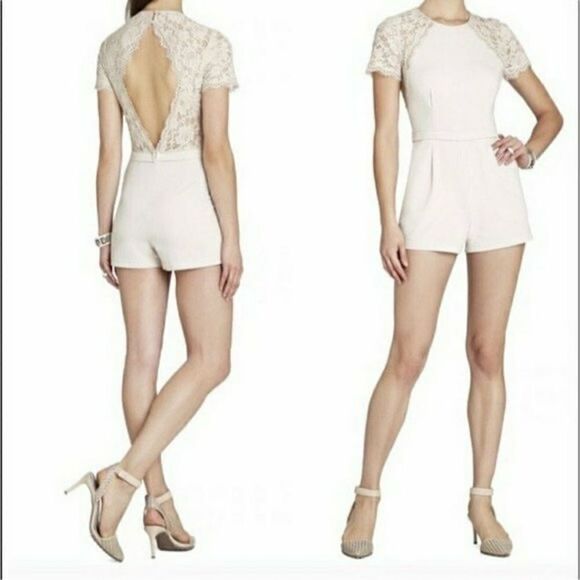 BCBG Mandana Open Back Romper - Picture 2 of 10